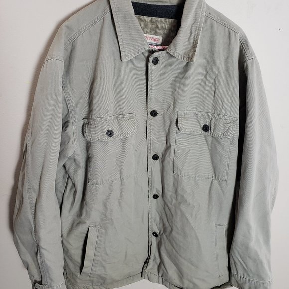OLD NAVY PAINTER'S JEANS MEN'S JACKET SIZE MEDIUM - Picture 3 of 16